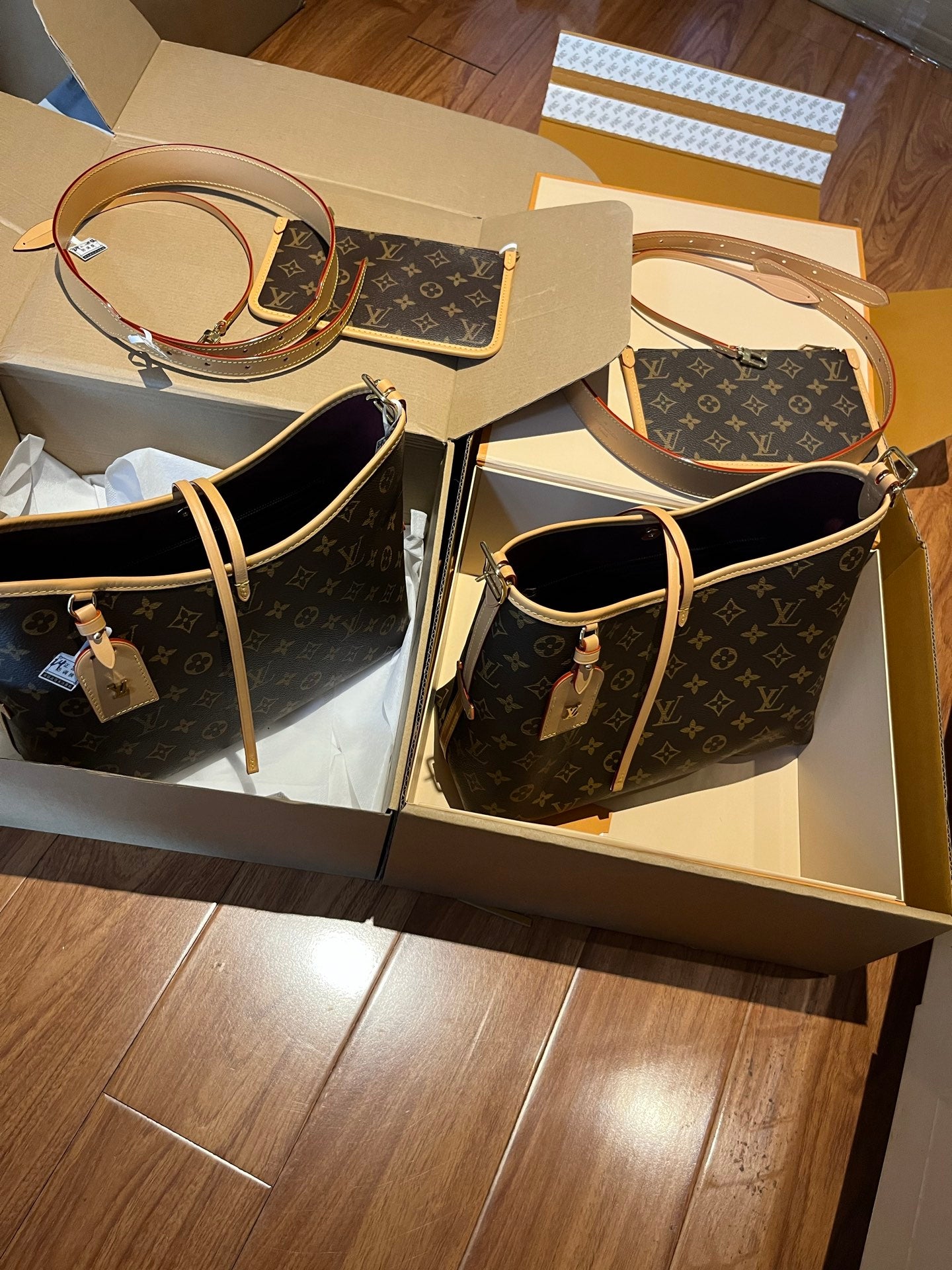 ◾️M46203 正品VS通路正品級貨品，看到這個圖我都激動了，又創造了國內國外的神話Carryall