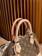 M53152 特級全鋼代購版本品質ALMA BB 手袋23.5 x 17.5 x 11.5 厘米(長度x 高x 寬)天然牛皮飾邊和鑰匙罩手提或斜背帶掛鎖的雙拉鍊開合1個內貼袋#15990 棉布內襯底帶保護性的雙拉鍊開合1個內貼袋#15990 棉布內襯板底帶保護性的手柄半帶固定手柄：70