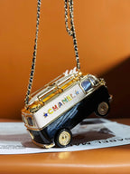 𝐂𝐡𝐚𝐧𝐞𝐥 24春夏小巴士🚐 尺寸：9.4x16x8.7（cm） 全套包裝香奈兒洛杉磯秀場限量巴士車小汽車2023-2024洛杉磯秀場限量巴士款號：AS4590