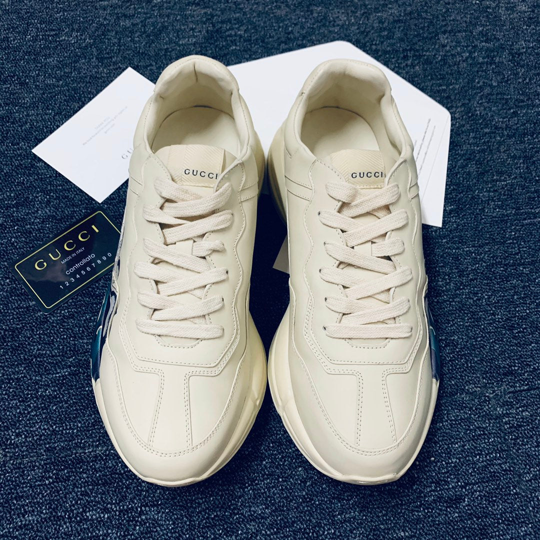 全網最頂級Gucci老爹鞋⚠️爆拆原版⚠️Gucci（市面最高端古馳老爹鞋，區別通貨，不拼圖片比實物，不服來戰）高品質情侶款👫老鞋⚠️商品商標：Gucci ⚠️正碼碼數：35-44 ⚠️商品名