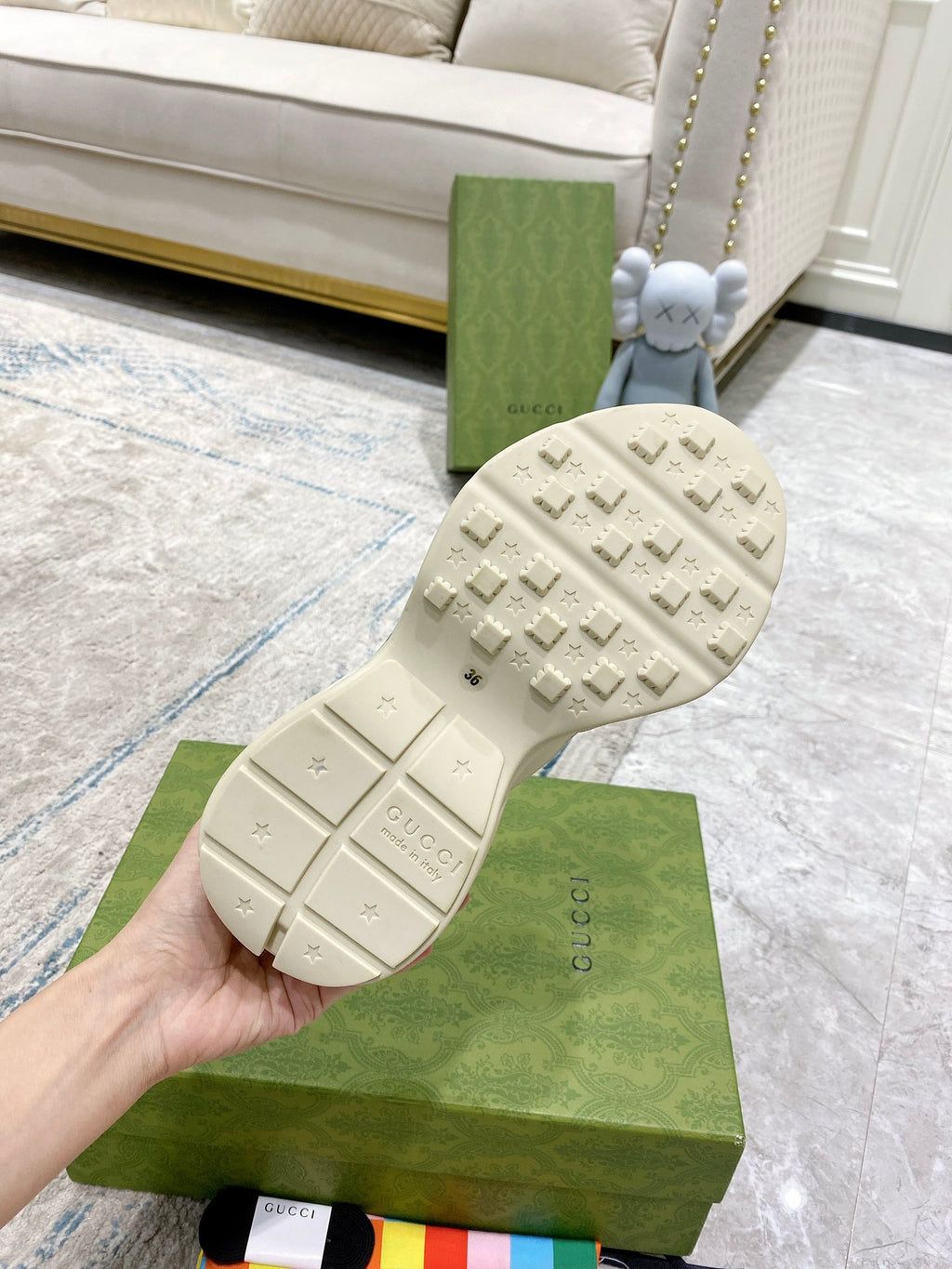 全網最頂級Gucci老爹鞋⚠️爆拆原版⚠️ ⚠️商品商標：Gucci ⚠️正碼碼數：35-44 ⚠️商品等級：頂端貨