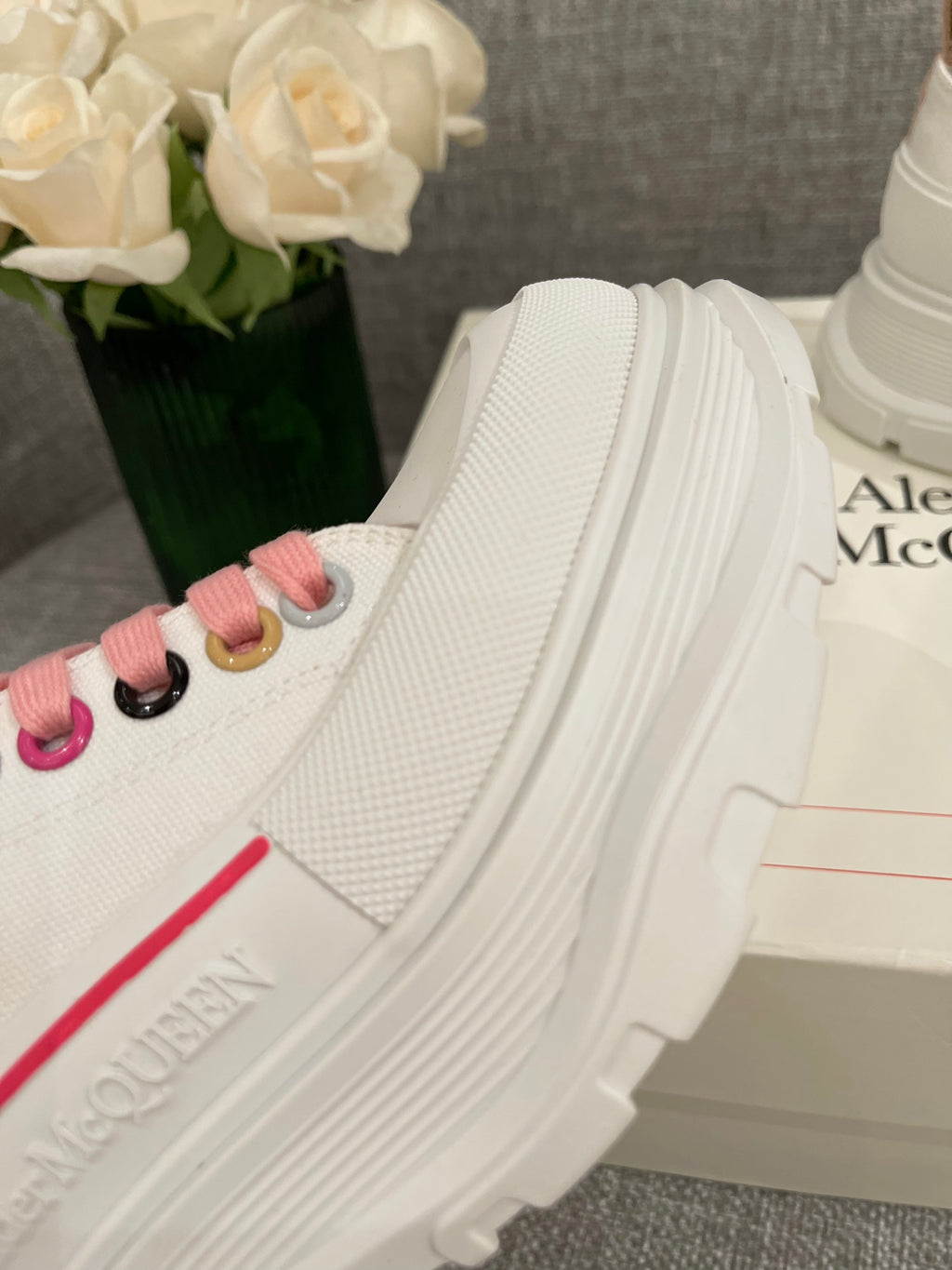 【新色高版本】 女Mcq厚底帆布休閒鞋//小羊裡//tpu橡膠組合size35-39/40不退換