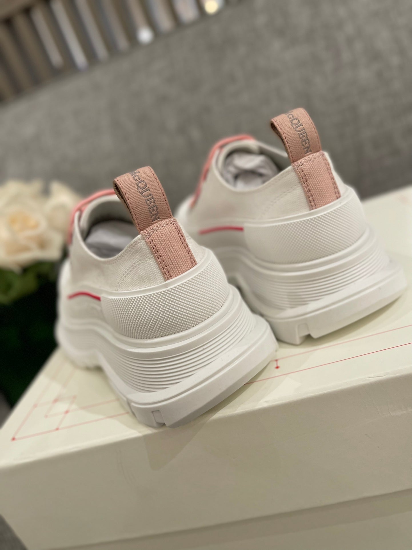 【新色高版本】 女Mcq厚底帆布休閒鞋//小羊裡//tpu橡膠組合size35-39/40不退換
