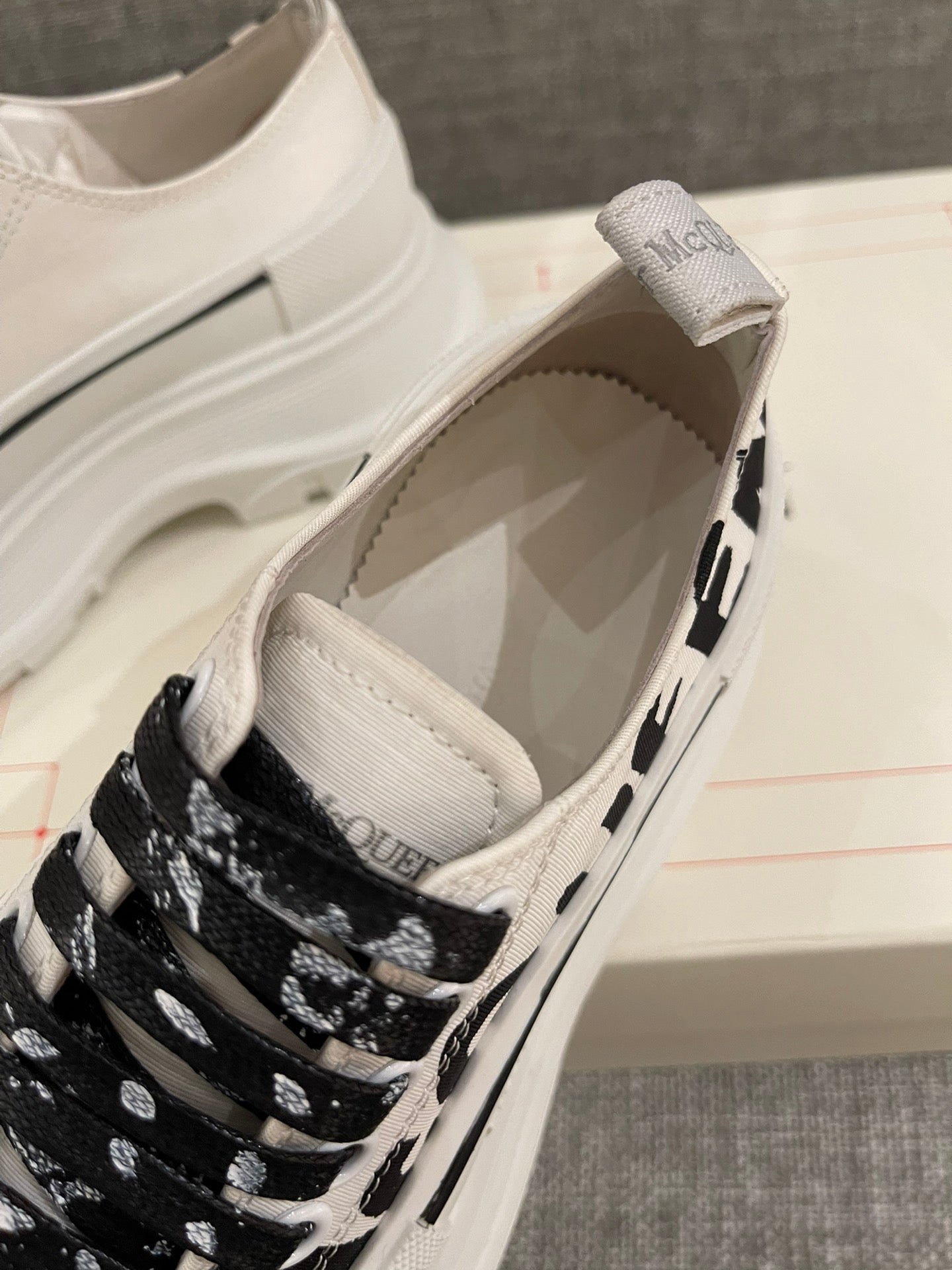 女p🌟男p🌟 Mcq厚底帆布休閒鞋//小羊裡//tpu橡膠組合size35-44/45不退換
