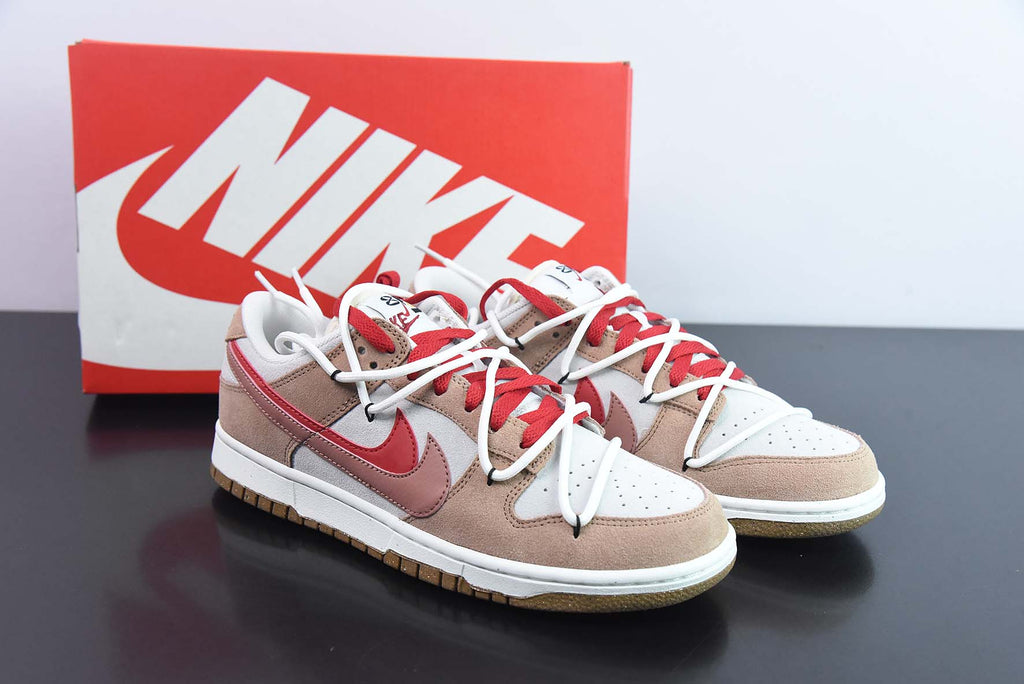 RBE18528531 Dunk se 白棕紅SB低筒板鞋綁帶貨號：D09457-130 尺寸：36-46