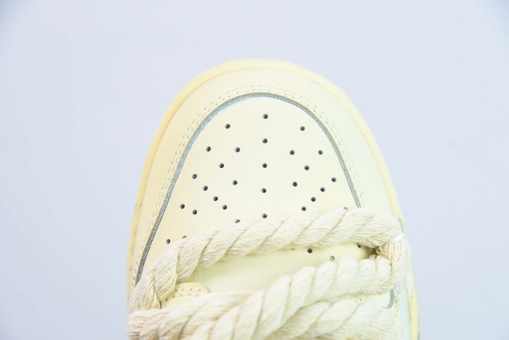 DSSF90649358 Nike Dunk Low"WhiteSail' 熱浪製造氧化做舊麻繩綁帶浸染沙漠低筒板鞋女款米白色尺碼：35.5-47.5 貨號：DD1503-121