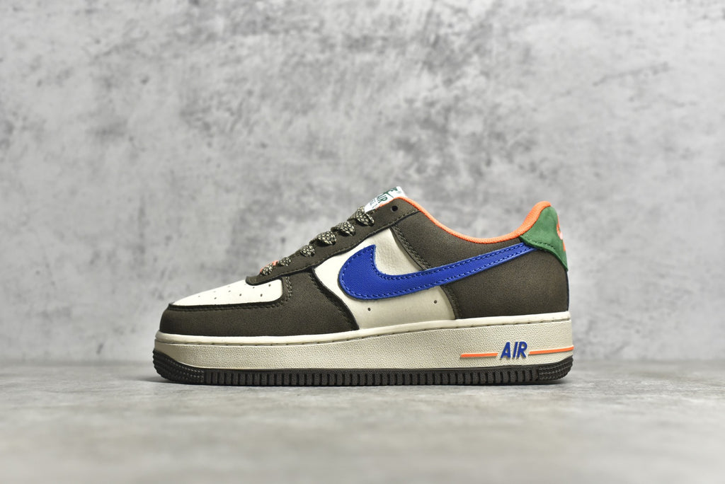 # 公司級NK Air Force 1 空軍一號深棕藍官方同步原廠中底鋼印、拉幫完美官方貨號：DH7568-001 SIZE：36 36.5 375 36.5 385 36.5 385 36.5 37.5 38385 38385 453 36. 42.5 43 44 44.5 45
