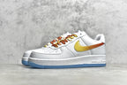 # 公司等級NK Air Force 1 Low '07 白紅黃漸變低幫空軍一號休閒板鞋原廠鞋盒訂製皮料原楦原紙板水晶大底純正版型高清潔度內置全掌氣墊貨號：NJ5696-789 Size：36 36.5 37.5 4584. 43 44 44.5 45