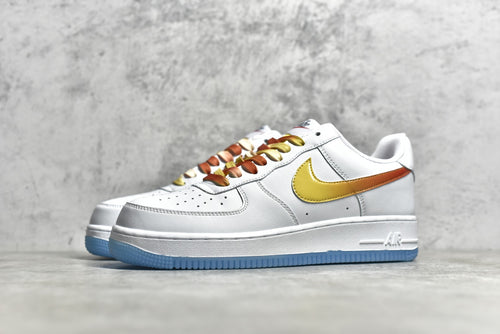 # 公司等級NK Air Force 1 Low '07 白紅黃漸變低幫空軍一號休閒板鞋原廠鞋盒訂製皮料原楦原紙板水晶大底純正版型高清潔度內置全掌氣墊貨號：NJ5696-789 Size：36 36.5 37.5 4584. 43 44 44.5 45