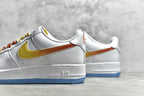 # 公司等級NK Air Force 1 Low '07 白紅黃漸變低幫空軍一號休閒板鞋原廠鞋盒訂製皮料原楦原紙板水晶大底純正版型高清潔度內置全掌氣墊貨號：NJ5696-789 Size：36 36.5 37.5 4584. 43 44 44.5 45