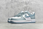 # 公司等級NK Air Force 1 Low '07 白藍色腰果花配色空軍一號低筒休閒板鞋原廠訂製皮料訂製腰果花鞋盒原楦原紙板純正版型正品NFC感應晶片高清潔度內建全掌氣墊貨號：XM9612-092 Size：36 36.5 38385 383. 42 42.5 43 44 44.5 45