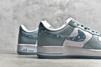 # 公司等級NK Air Force 1 Low '07 白藍色腰果花配色空軍一號低筒休閒板鞋原廠訂製皮料訂製腰果花鞋盒原楦原紙板純正版型正品NFC感應晶片高清潔度內建全掌氣墊貨號：XM9612-092 Size：36 36.5 38385 383. 42 42.5 43 44 44.5 45