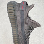 純原版Yeezy Boost 350 V2 黑滿天星貨號：FU9007全套原楦原紙版原鞋開模完美打造採用辰元飛織魚絲網原廠面非進口機台大底原廠半透明RB巴斯夫滿釘大底原廠東莞百宏3M反光鞋帶質感一致原廠鑫成新粉原鞋墊LOGO膠漿印花鈦金針與高士馬克線針車精工打造一切遵循原廠指令單採購同源原材採購全套原廠進口材料原紙版原楦頭一切同源公司大幾率過驗混賣無壓力