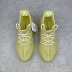 純原版Yeezy Boost 350 V2 丁黃滿天星貨號：FV3255全套原楦原紙版原鞋開模完美打造採用辰元飛織魚絲網原廠面非進口機台大底原廠半透明RB巴斯夫滿釘大底原廠東莞百宏3M反光鞋帶質感一致原廠鑫成新粉原鞋墊LOGO膠漿印花鈦金針與高士馬克線針車精工打造一切遵循原廠指令單採購同源原材採購全套原廠進口材料原紙版原楦頭一切同源公司大幾率過驗混賣無壓力‼ ️