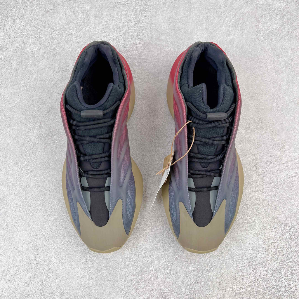 ＃純原Yeezy 700V3 藍粉漸變霓虹GW1814 開發室提前原鞋購回開發原廠BOUNCE 聚氨酯包裹EVA 發泡材質中底打造正確甲卡織面夜光效果等均最大程度還原公司細節不斷修正尺寸：36 36 36.5 37 38 38.45 3845. 43 44 44.5 45 46 47 48 編碼：Xby3936070