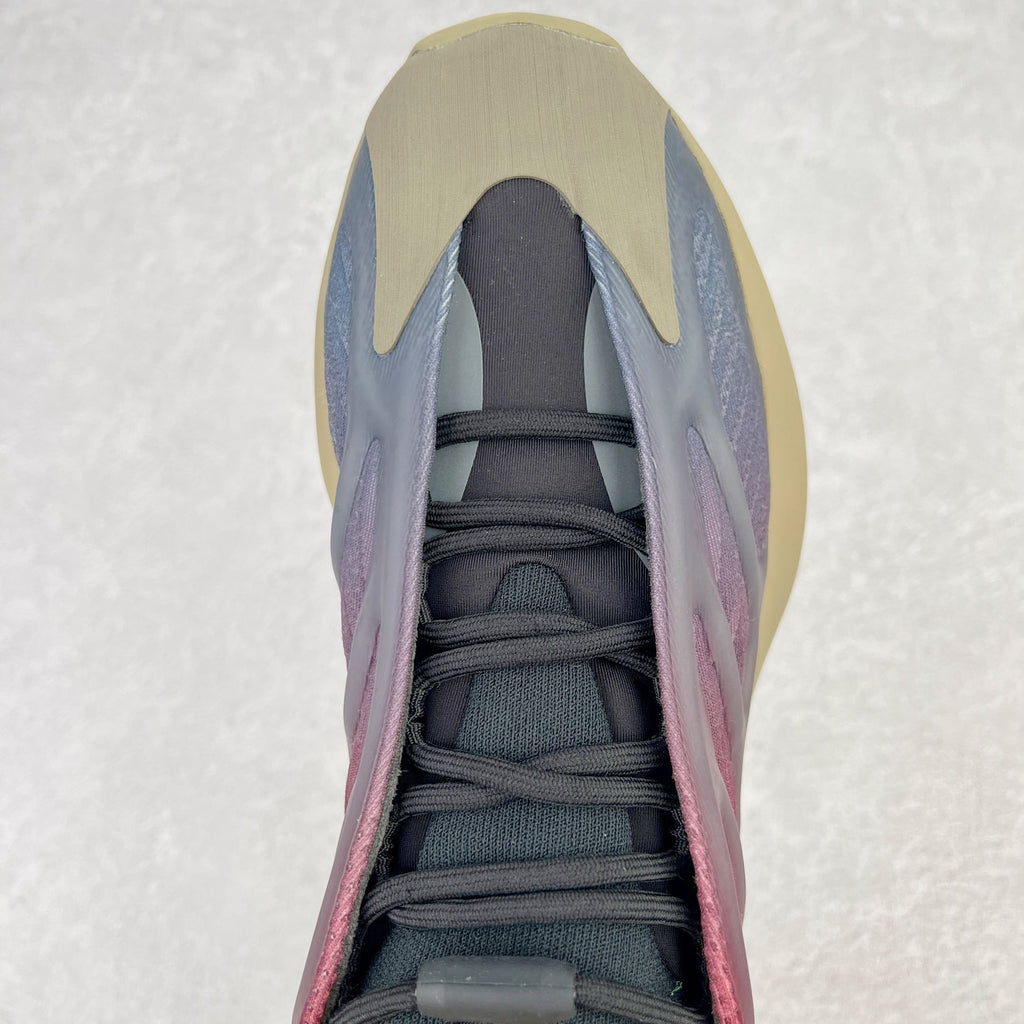 ＃純原Yeezy 700V3 藍粉漸變霓虹GW1814 開發室提前原鞋購回開發原廠BOUNCE 聚氨酯包裹EVA 發泡材質中底打造正確甲卡織面夜光效果等均最大程度還原公司細節不斷修正尺寸：36 36 36.5 37 38 38.45 3845. 43 44 44.5 45 46 47 48 編碼：Xby3936070
