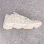 Yeezy 500 Desert Rat "Bone White"骨白配色FV3573 圈內高端賣家首選完美零瑕疵沖正絕不翻車萬邦原廠翻毛、甩紋牛皮內置adiPRENE+減震科技全鞋包括內裡機台針車間距調整與原版一致原底字墊樣卡