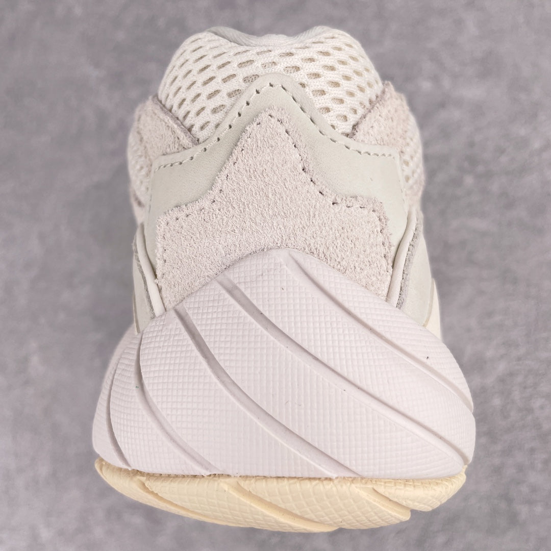 Yeezy 500 Desert Rat "Bone White"骨白配色FV3573 圈內高端賣家首選完美零瑕疵沖正絕不翻車萬邦原廠翻毛、甩紋牛皮內置adiPRENE+減震科技全鞋包括內裡機台針車間距調整與原版一致原底字墊樣卡