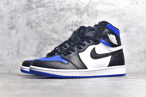 Air Jordan 1 High OG “Game Royal” AJ1黑籃腳趾正確高頻飛翼LOGO 原鞋開發特供皮料正確後跟楦型貨號:555088-041