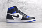Air Jordan 1 High OG “Game Royal” AJ1黑籃腳趾正確高頻飛翼LOGO 原鞋開發特供皮料正確後跟楦型貨號:555088-041