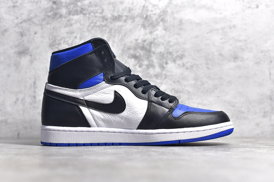 Air Jordan 1 High OG “Game Royal” AJ1黑籃腳趾正確高頻飛翼LOGO 原鞋開發特供皮料正確後跟楦型貨號:555088-041