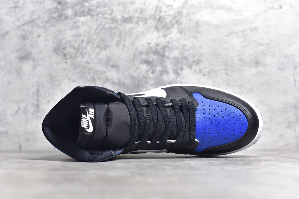 Air Jordan 1 High OG “Game Royal” AJ1黑籃腳趾正確高頻飛翼LOGO 原鞋開發特供皮料正確後跟楦型貨號:555088-041