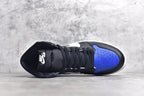 Air Jordan 1 High OG “Game Royal” AJ1黑籃腳趾正確高頻飛翼LOGO 原鞋開發特供皮料正確後跟楦型貨號:555088-041