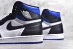 Air Jordan 1 High OG “Game Royal” AJ1黑籃腳趾正確高頻飛翼LOGO 原鞋開發特供皮料正確後跟楦型貨號:555088-041