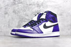 Air Jordan 1 Retro High OG " Court Purple " 紫腳趾白紫腳趾市面唯一原鞋原廠材料原楦原紙板打造正確色卡可隨意對比市面目前所有品質好貨不白菜專為高端客戶服務貨號：555088-500
