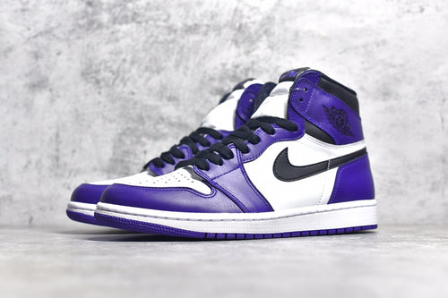 Air Jordan 1 Retro High OG " Court Purple " 紫腳趾白紫腳趾市面唯一原鞋原廠材料原楦原紙板打造正確色卡可隨意對比市面目前所有品質好貨不白菜專為高端客戶服務貨號：555088-500
