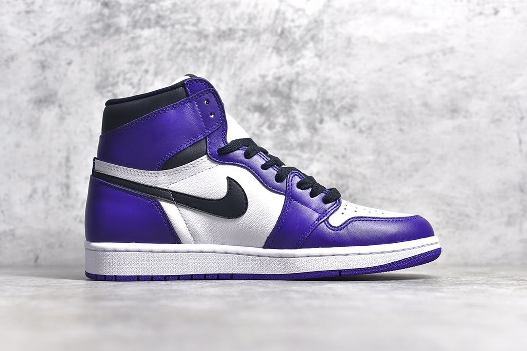 Air Jordan 1 Retro High OG " Court Purple " 紫腳趾白紫腳趾市面唯一原鞋原廠材料原楦原紙板打造正確色卡可隨意對比市面目前所有品質好貨不白菜專為高端客戶服務貨號：555088-500