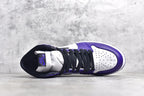 Air Jordan 1 Retro High OG " Court Purple " 紫腳趾白紫腳趾市面唯一原鞋原廠材料原楦原紙板打造正確色卡可隨意對比市面目前所有品質好貨不白菜專為高端客戶服務貨號：555088-500