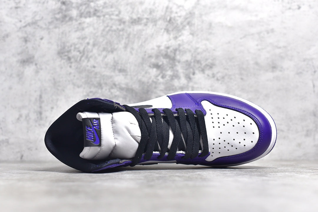 Air Jordan 1 Retro High OG " Court Purple " 紫腳趾白紫腳趾市面唯一原鞋原廠材料原楦原紙板打造正確色卡可隨意對比市面目前所有品質好貨不白菜專為高端客戶服務貨號：555088-500