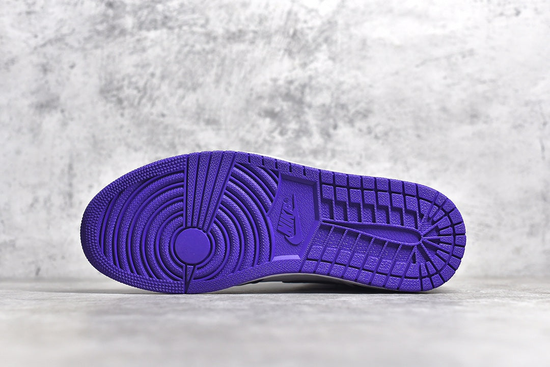 Air Jordan 1 Retro High OG " Court Purple " 紫腳趾白紫腳趾市面唯一原鞋原廠材料原楦原紙板打造正確色卡可隨意對比市面目前所有品質好貨不白菜專為高端客戶服務貨號：555088-500