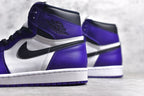 Air Jordan 1 Retro High OG " Court Purple " 紫腳趾白紫腳趾市面唯一原鞋原廠材料原楦原紙板打造正確色卡可隨意對比市面目前所有品質好貨不白菜專為高端客戶服務貨號：555088-500