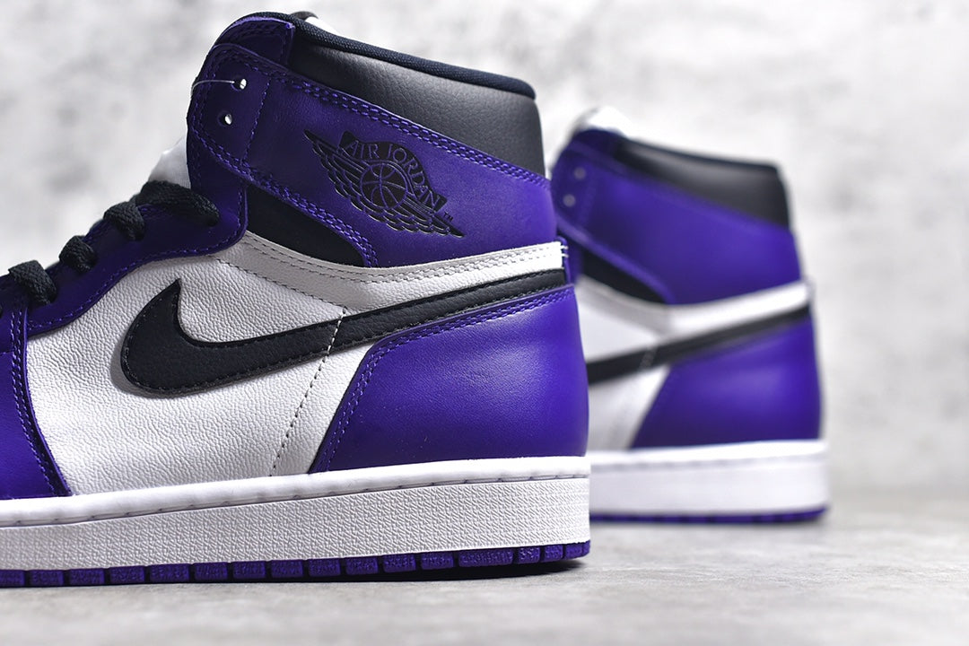 Air Jordan 1 Retro High OG " Court Purple " 紫腳趾白紫腳趾市面唯一原鞋原廠材料原楦原紙板打造正確色卡可隨意對比市面目前所有品質好貨不白菜專為高端客戶服務貨號：555088-500