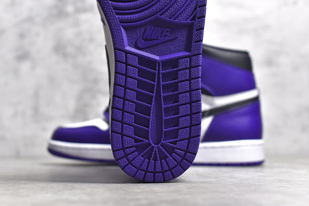 Air Jordan 1 Retro High OG " Court Purple " 紫腳趾白紫腳趾市面唯一原鞋原廠材料原楦原紙板打造正確色卡可隨意對比市面目前所有品質好貨不白菜專為高端客戶服務貨號：555088-500