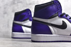 Air Jordan 1 Retro High OG " Court Purple " 紫腳趾白紫腳趾市面唯一原鞋原廠材料原楦原紙板打造正確色卡可隨意對比市面目前所有品質好貨不白菜專為高端客戶服務貨號：555088-500
