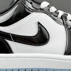 AJ1low白黑漆皮！ 尺寸35.5-45全碼出貨！ 市售最強低筒！天花板品質！ 市面唯一正確版本！全鞋正品原料！ DV1309-100！編碼OAH270！