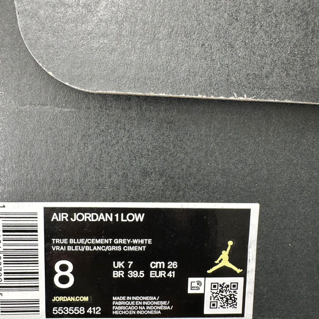 AJ1low白藍！ 尺寸35.5-47全碼出貨！ 市售最強低筒！天花板品質！ 市面唯一正確版本！全鞋正品原料！ 553558-412！編碼OAH270！