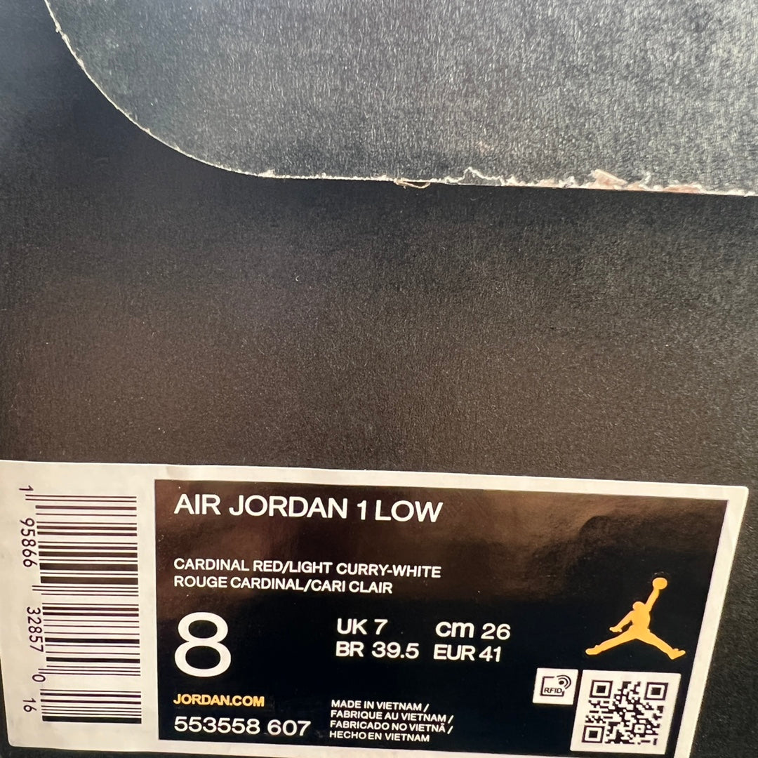 頂級Jordan Air Jordan 1 low 白紅金aj1低幫553558-607 尺寸：35.5-46 男女鞋編碼OAH270