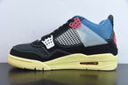 ONJ80291261 純原版Air Jordan 4 x Union LA AJ4 聯名Off Noir 藍騎士貨號：DC9533-001 尺寸：36-47.5