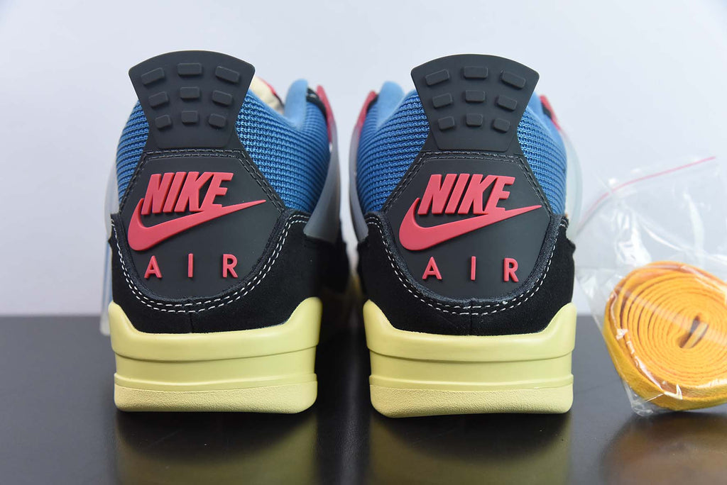 ONJ80291261 純原版Air Jordan 4 x Union LA AJ4 聯名Off Noir 藍騎士貨號：DC9533-001 尺寸：36-47.5