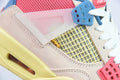 ONJ80291261 純原版Air Jordan 4 x Union LA AJ4 聯名Off Noir 粉紅藍貨號：DC9533-800 尺寸：36-47.5