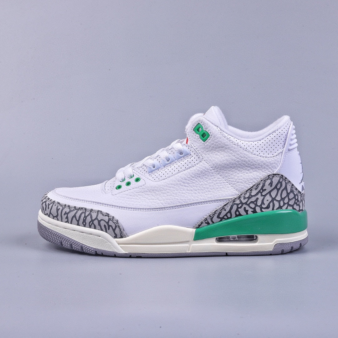 Air Jordan 3 “Lucky Green” 幸運綠貨號：CK9246-136 完美還原細節原裝進口皮料正確石頭紋納帕紋結合原廠私磨正品鞋型鞋舌飛人刺繡針數立體講究精細原廠中底鋼45 4545.4545 40.5 41 434545 4545.