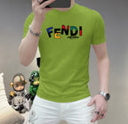 芬迪這個春天，讓肌膚感受極致的溫柔與舒適！ 👕 全新男士夏季圓領蠶絲棉短袖T卹，現已優雅登場！ 🌟 精選優質蠶絲棉，柔軟透氣，輕盈貼合，讓你在炎炎夏日也能保持清爽自在。 🌟 經典圓領設計，簡約而不簡單，無論是日常出街或休閒聚會，都能輕鬆駕馭。 🌟 多種時尚色彩選擇，滿足你對個性的追求，讓每一天都充滿新鮮感。 尺寸M-5XL