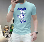 蒙口這個春天，讓肌膚感受極致的溫柔與舒適！ 👕 全新男士夏季圓領蠶絲棉短袖T卹，現已優雅登場！ 🌟 精選優質蠶絲棉，柔軟透氣，輕盈貼合，讓你在炎炎夏日也能保持清爽自在。 🌟 經典圓領設計，簡約而不簡單，無論是日常出街或休閒聚會，都能輕鬆駕馭。 🌟 多種時尚色彩選擇，滿足你對個性的追求，讓每一天都充滿新鮮感。 尺寸M-5XL