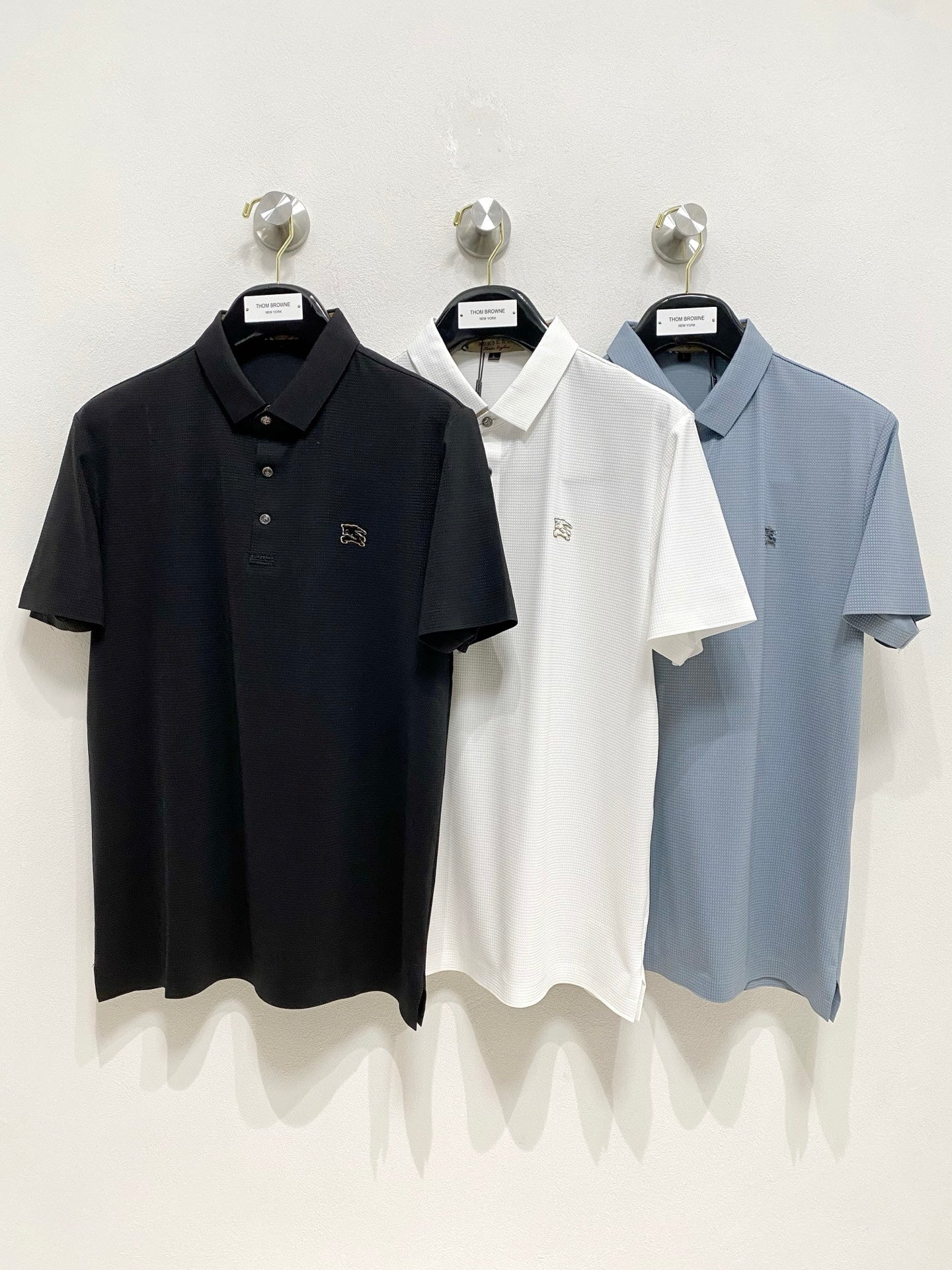 巴寶莉2026ss夏季新款字母logo男士翻領Polo衫！ 顏色：多顏色尺寸：M-4xl