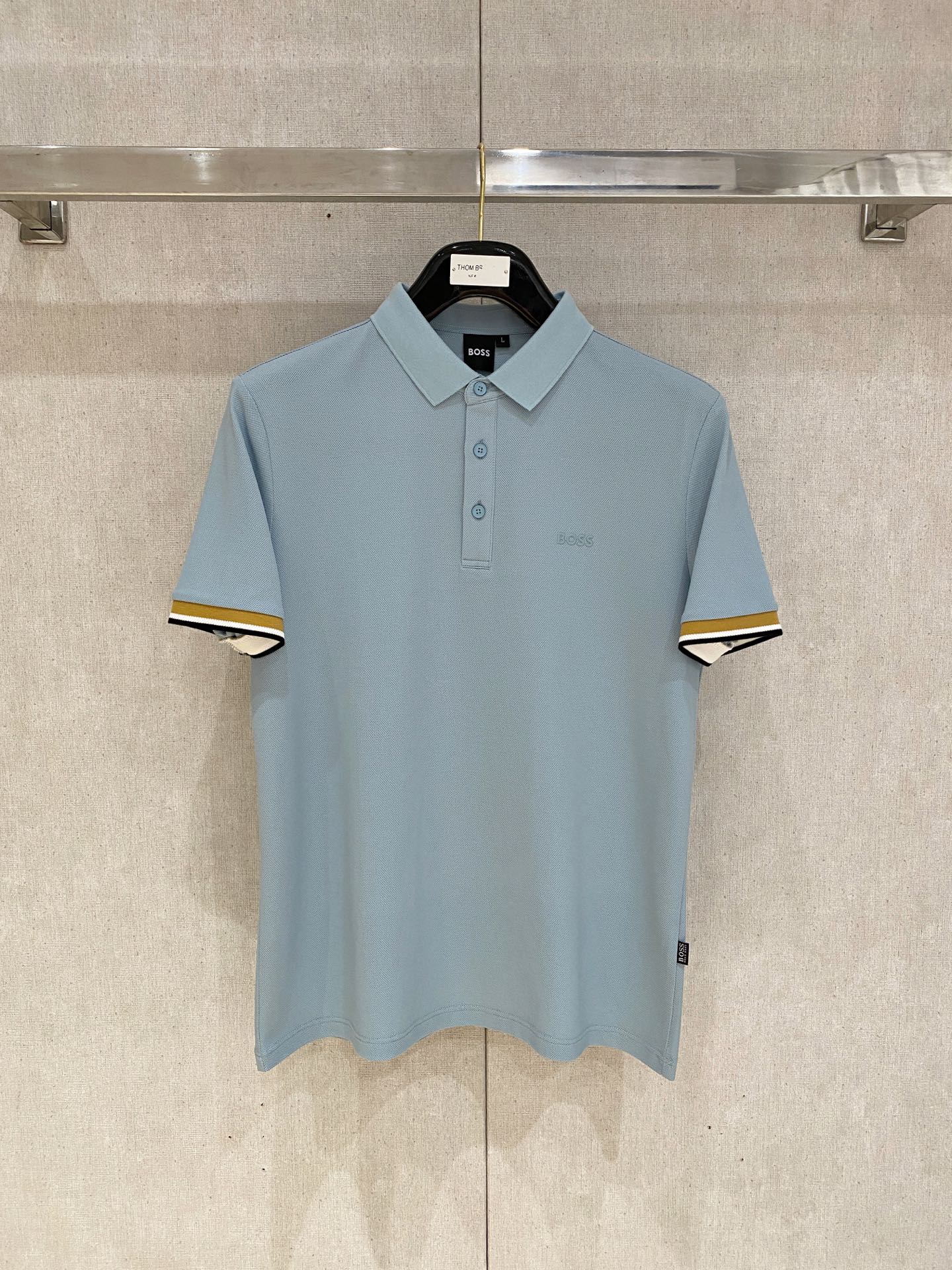 💰💰 開春新款boss 2026ss夏季新款字母logo男士翻領Polo衫！