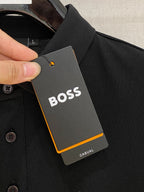 💰💰 開春新款boss 2026ss夏季新款字母logo男士翻領Polo衫！
